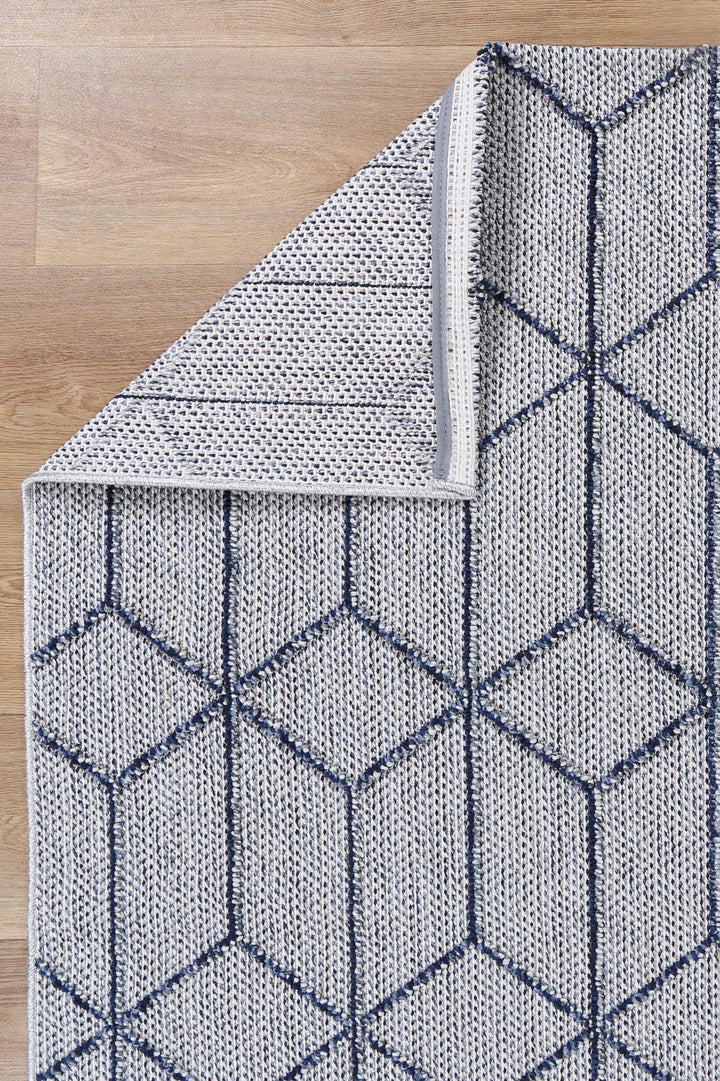 Victoria 4 Charcoal Flatweave Rug