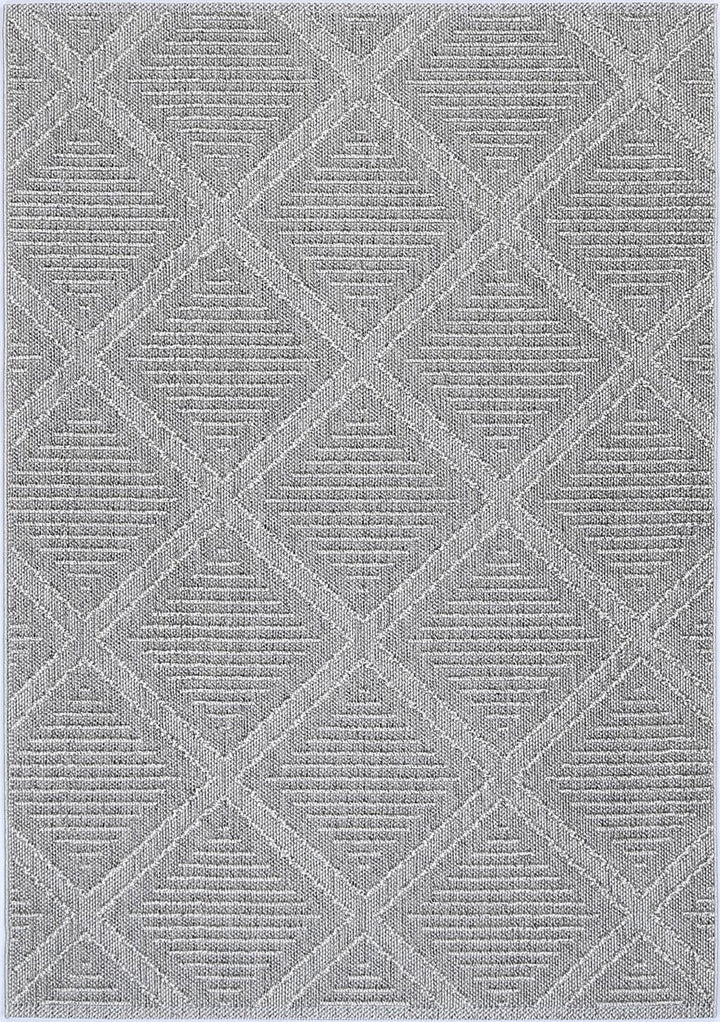 Victoria 40 Grey Flatweave Rug