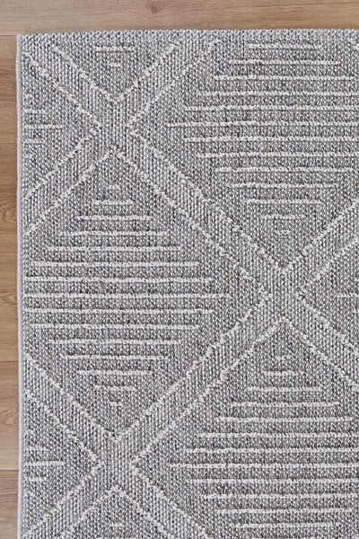 Victoria 40 Grey Flatweave Rug