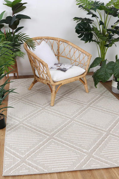 Victoria 14 Beige Flatweave Rug