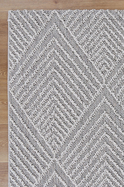 Victoria 7 Grey Flatweave Rug