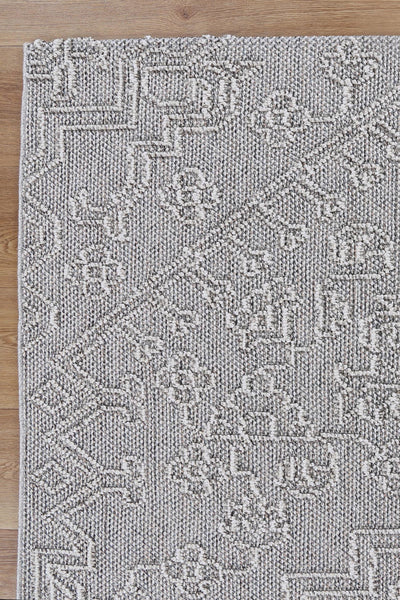 Victoria 20 Grey Flatweave Rug