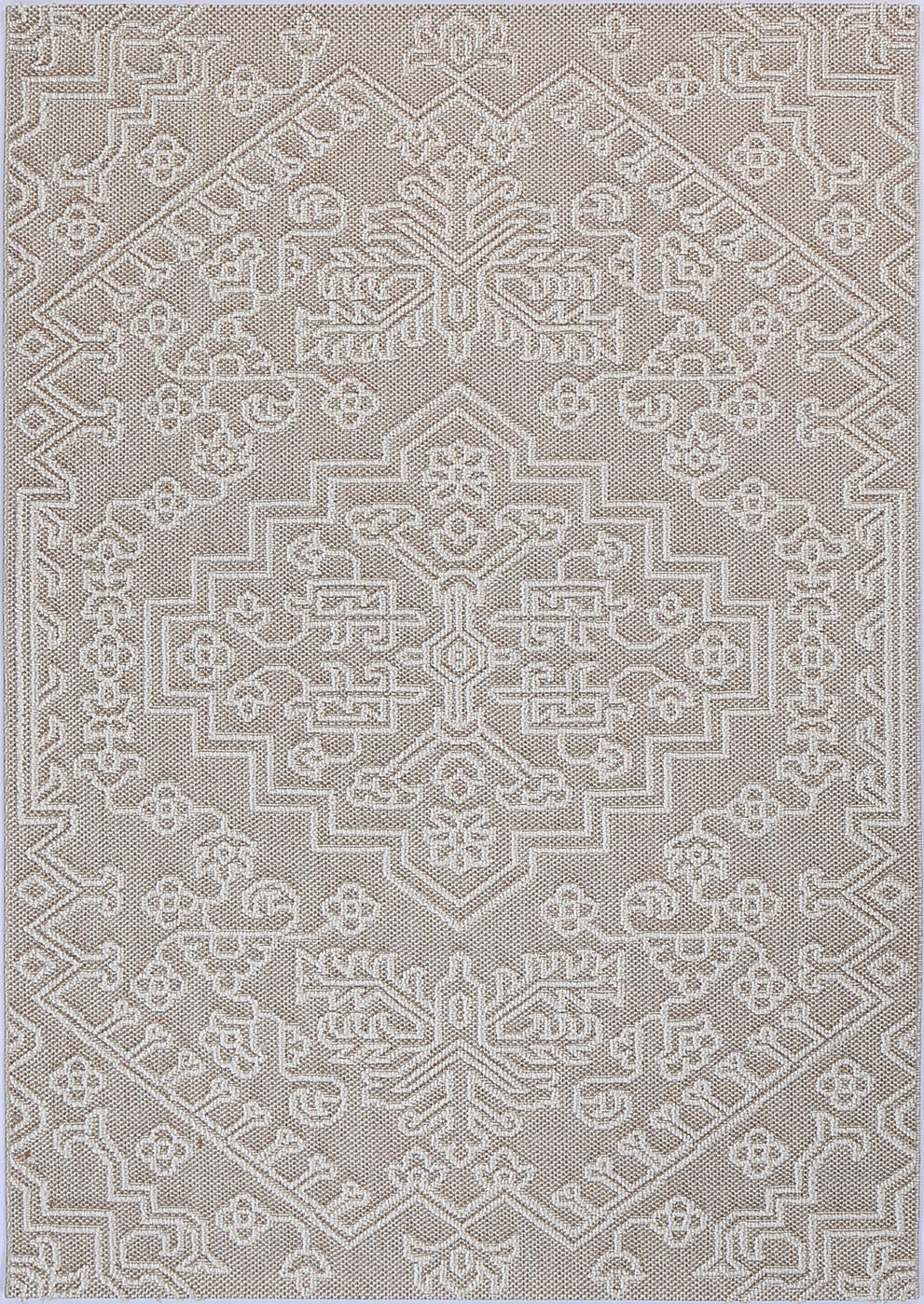 Victoria 50 Beige Flatweave Rug