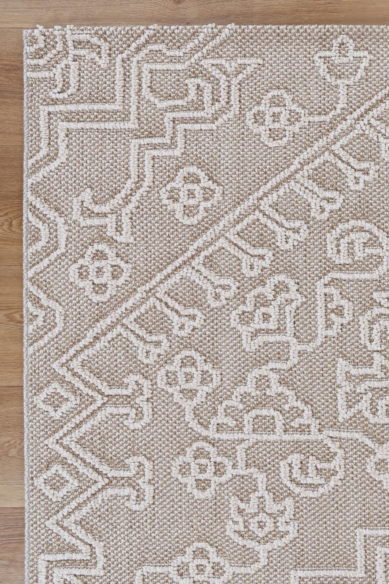 Victoria 50 Beige Flatweave Rug