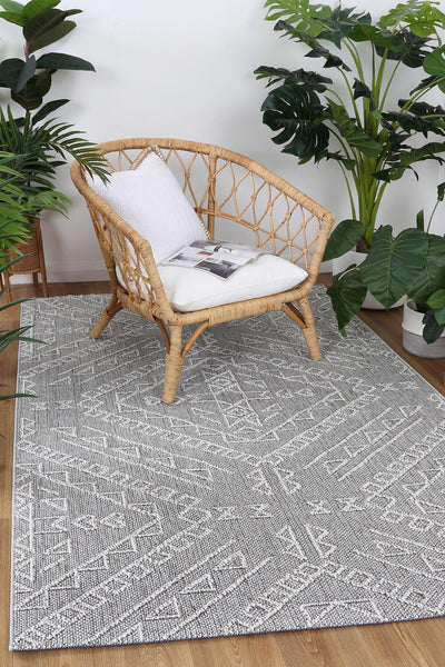 Victoria 13 Ash Flatweave Rug