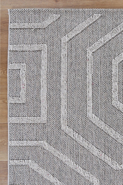 Victoria 30 Ash Flatweave Rug