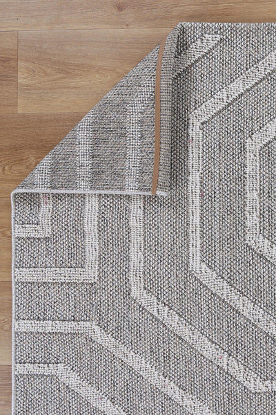 Victoria 30 Ash Flatweave Rug