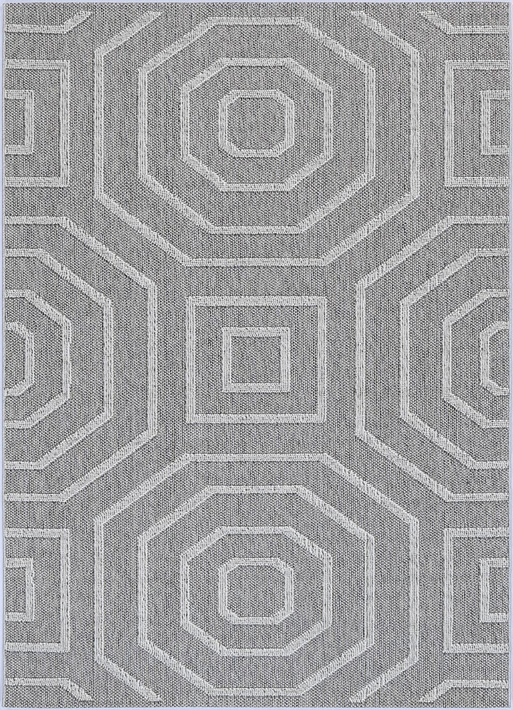 Victoria 3 Grey Flatweave Rug