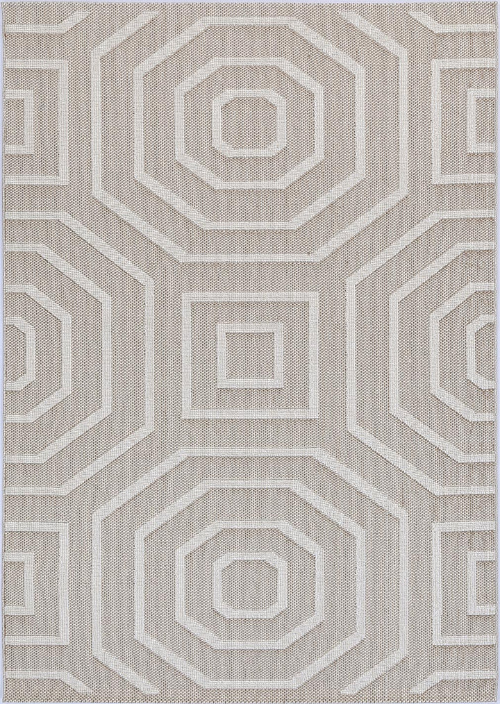 Victoria 8 Beige Flatweave Rug