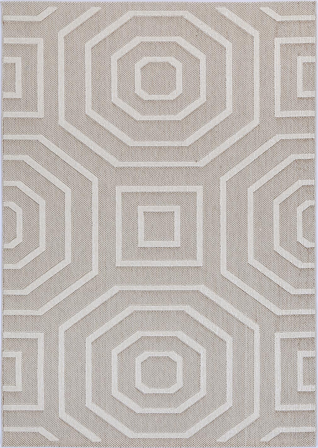 Victoria 8 Beige Flatweave Rug