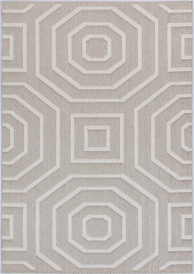 Victoria 8 Beige Flatweave Rug