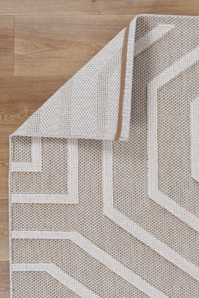 Victoria 8 Beige Flatweave Rug