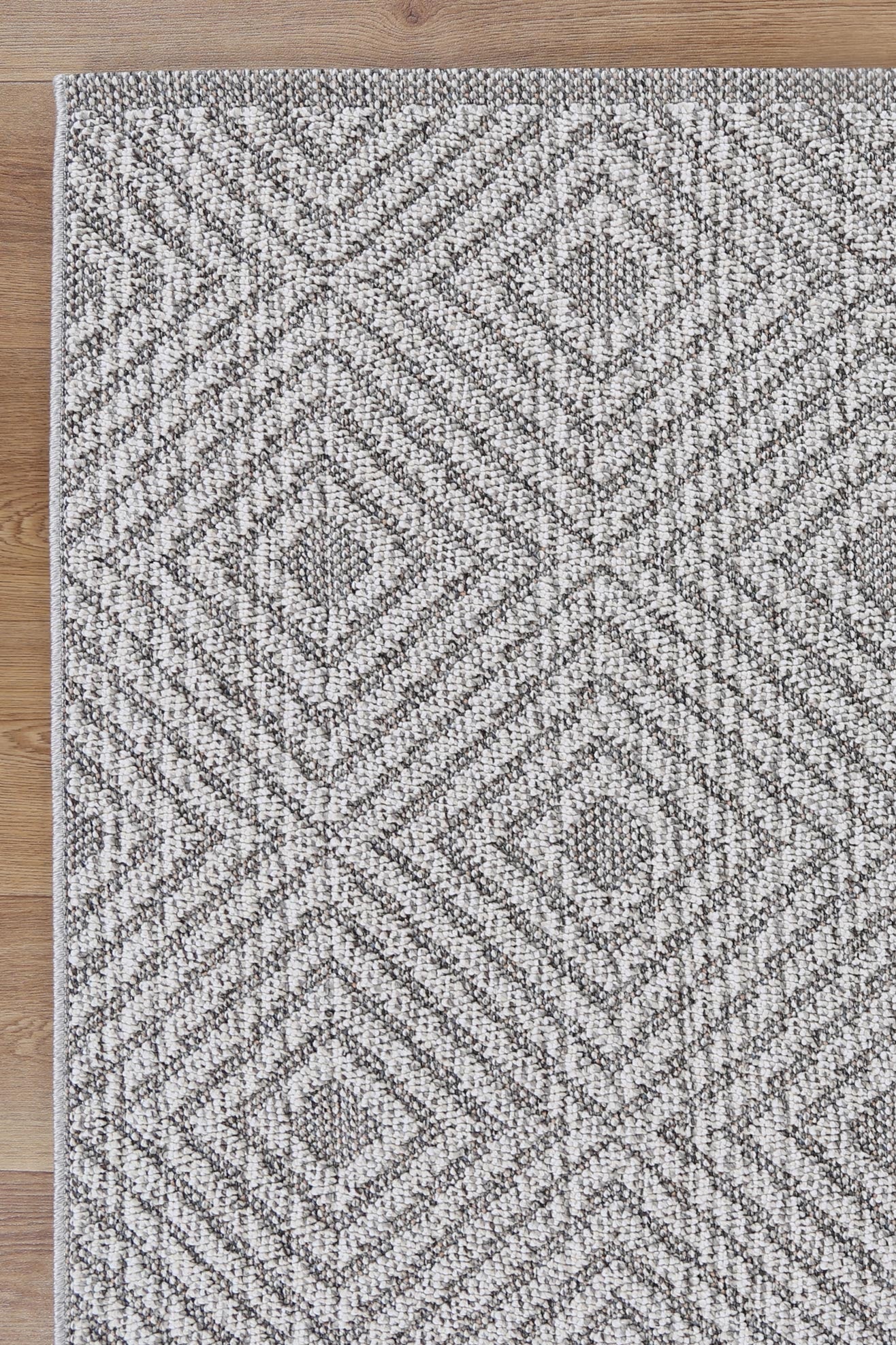 Victoria 60 Ash Flatweave Rug