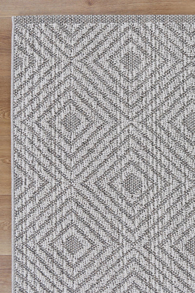 Victoria 60 Ash Flatweave Rug