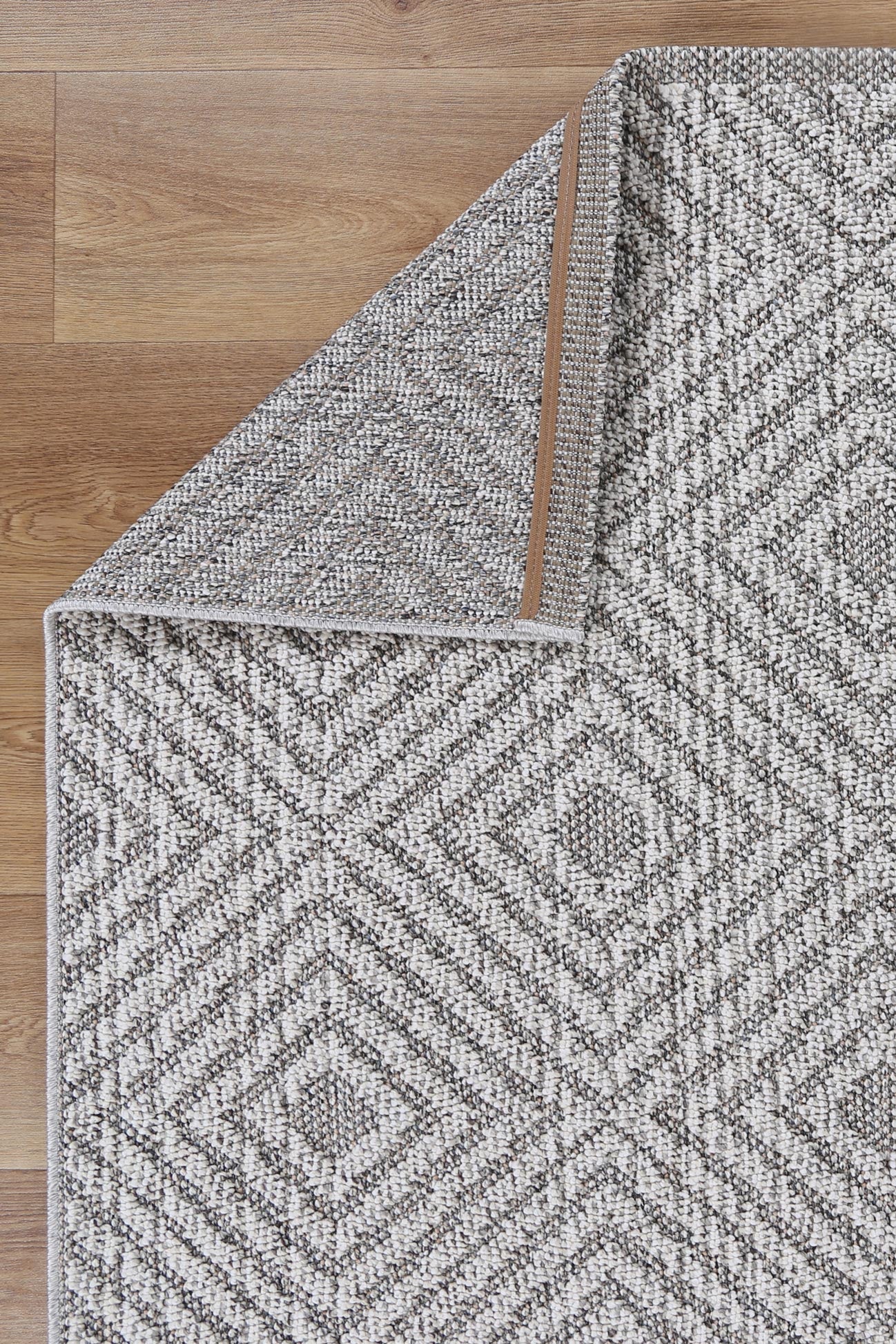 Victoria 60 Ash Flatweave Rug