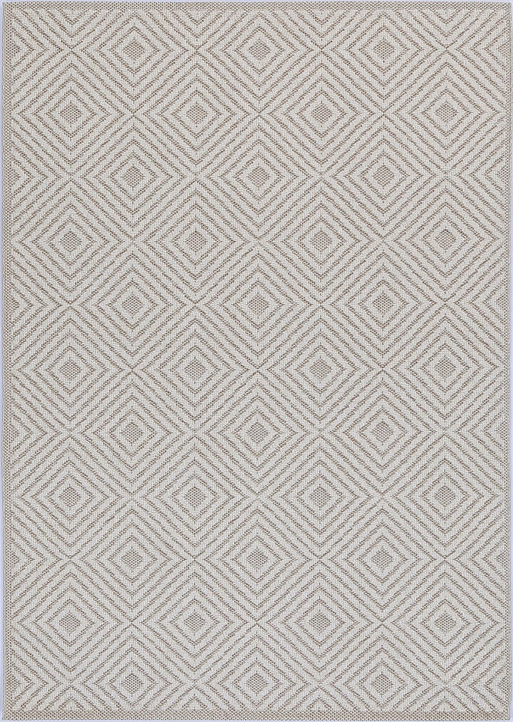 Victoria 70 Beige Flatweave Rug