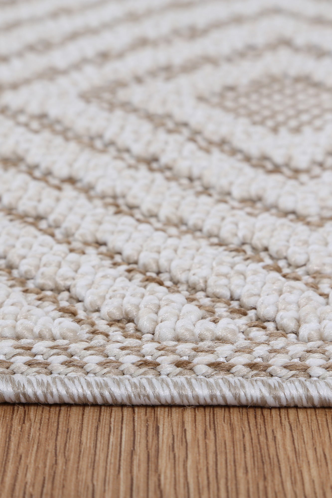 Victoria 70 Beige Flatweave Rug