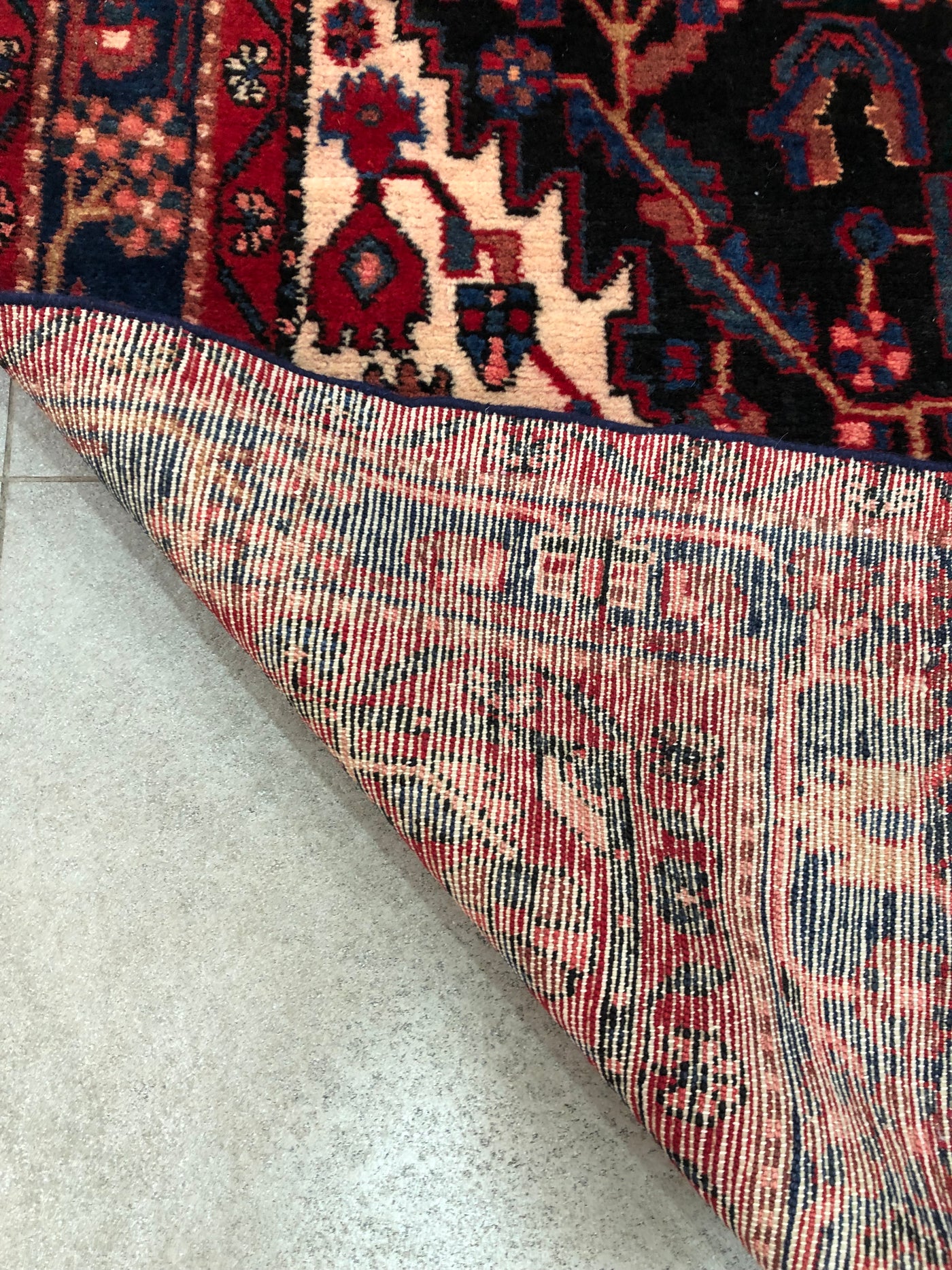 Vintage tribal rug